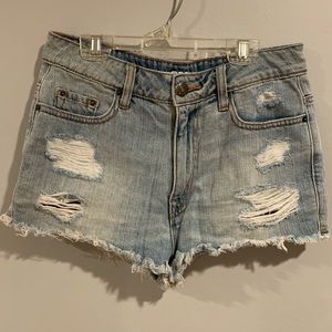 BDG High Rise Dree Cheeky Jean Shorts